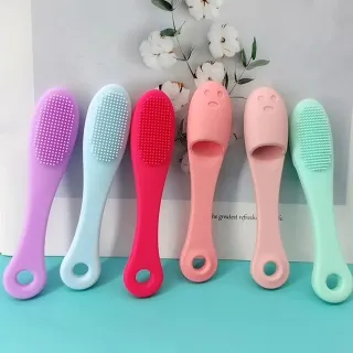 Blackhead Remover Soft Silicone Nose Cleaning Brush